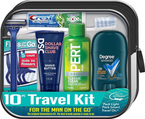Men’s Deluxe 10 pc Travel Kit
