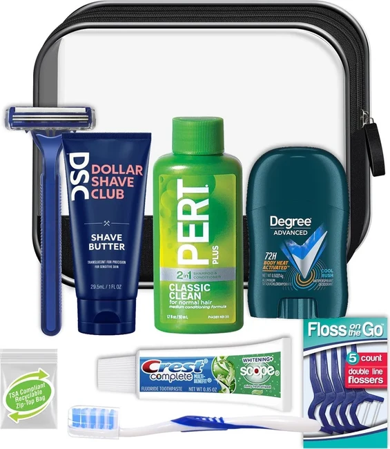 Men’s Deluxe 10 pc Travel Kit